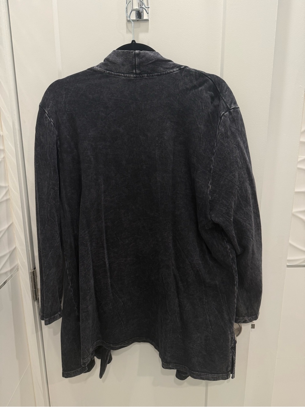 Vintage-Inspired Washed Gray Black Women's Jersey Jacket with 2 pair leggings - Picture 6 of 12